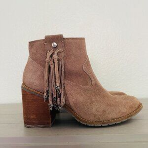 Bon Bonite Suede Leather Booties Sz 8.5